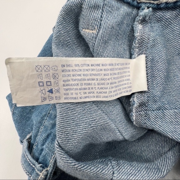 Forever 21 Quilt Pattern Mini Denim Jean Skirt Size 27 Women’s - Picture 5 of 10